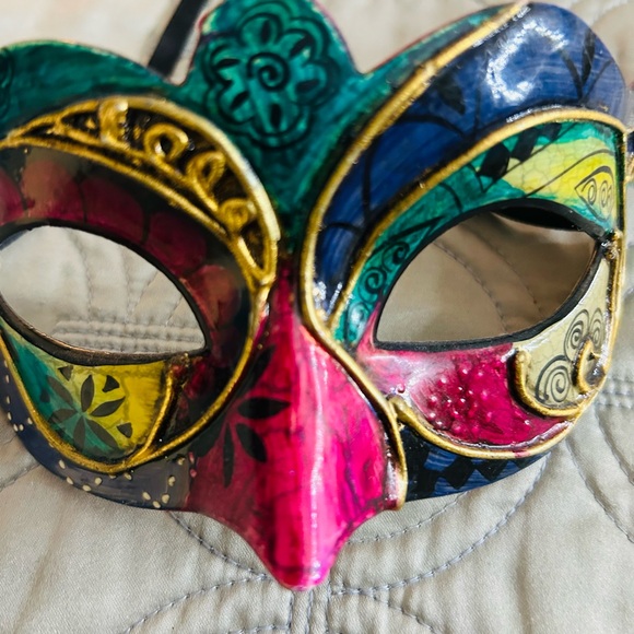 Colorful Masquerade Mask - Picture 2 of 4